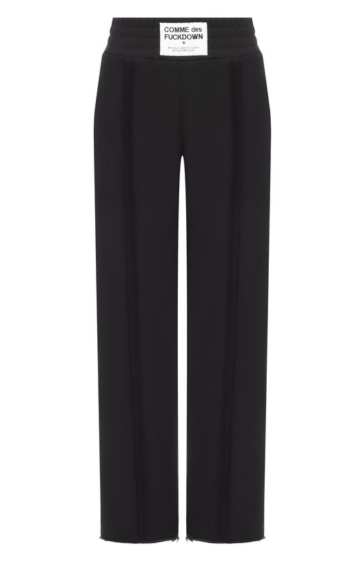 Хлопковые брюки Comme des Fuckdown CFABW01364 Чёрный CFABW01364