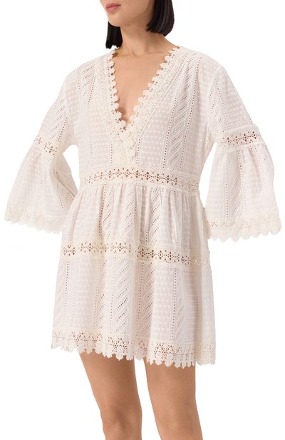 Хлопковое платье MELISSA ODABASH, арт. VICTORIA CORE CR, фото 3