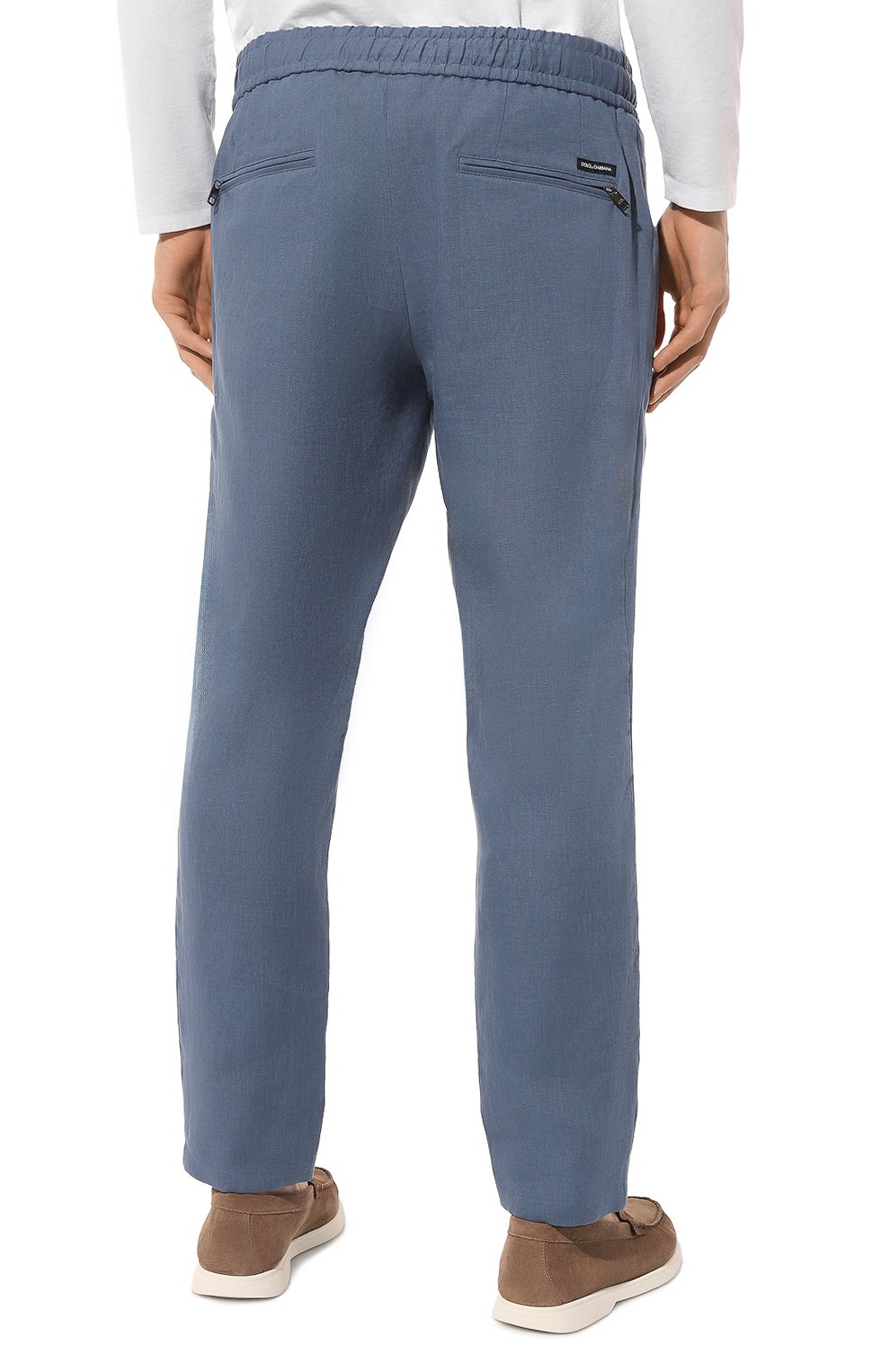 Льняные брюки DOLCE & GABBANA, арт. GVZAET/GG862, фото 4