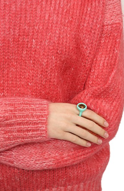 Кольцо LILI ARCHIVE бирюзового цвета по цене 18150 руб., арт. RMBTK16, фото 2 Кольцо LILI ARCHIVE, арт. RMBTK16, фото 2