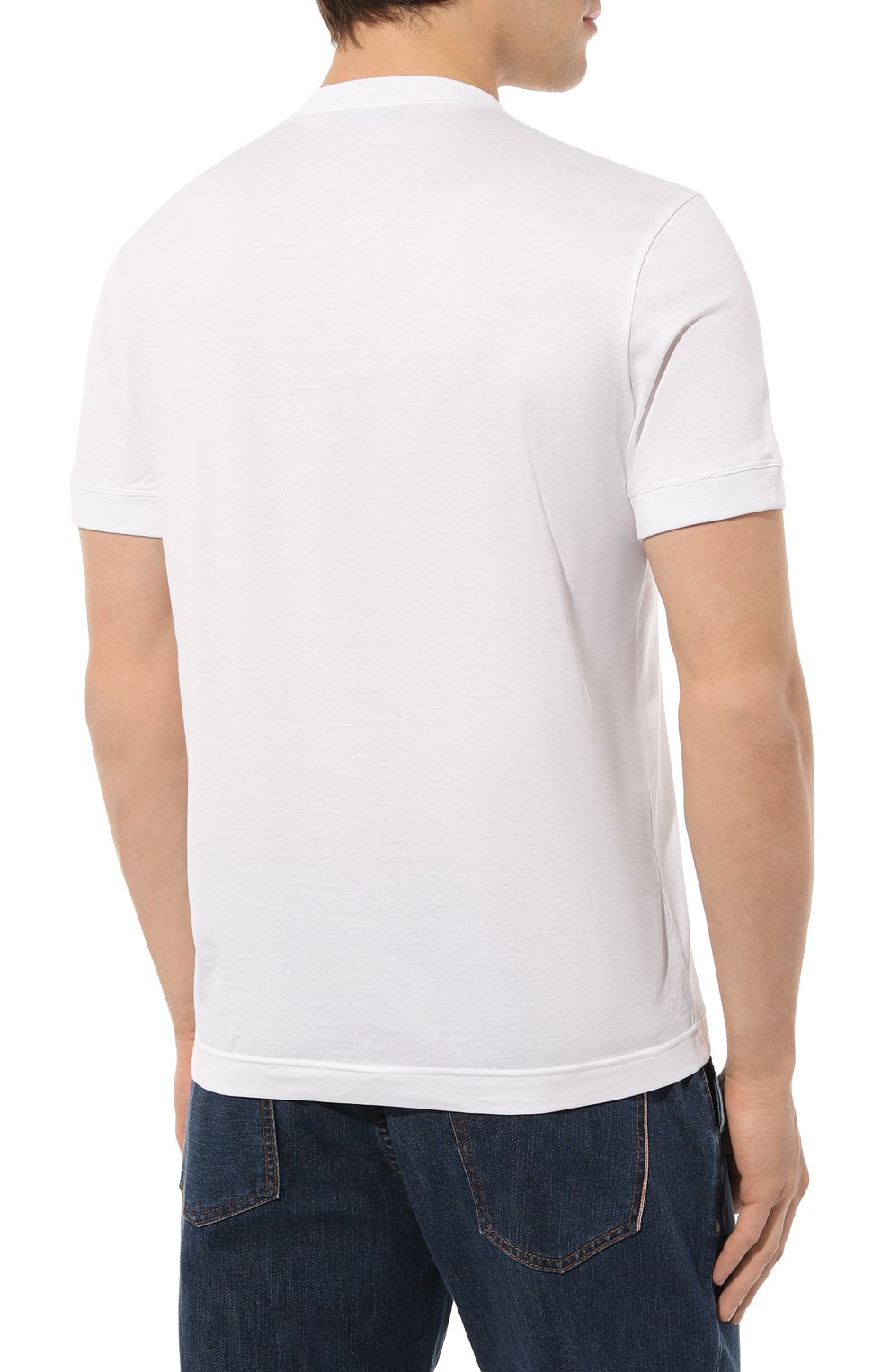 Хлопковая футболка KITON, арт. UMM0404, фото 4