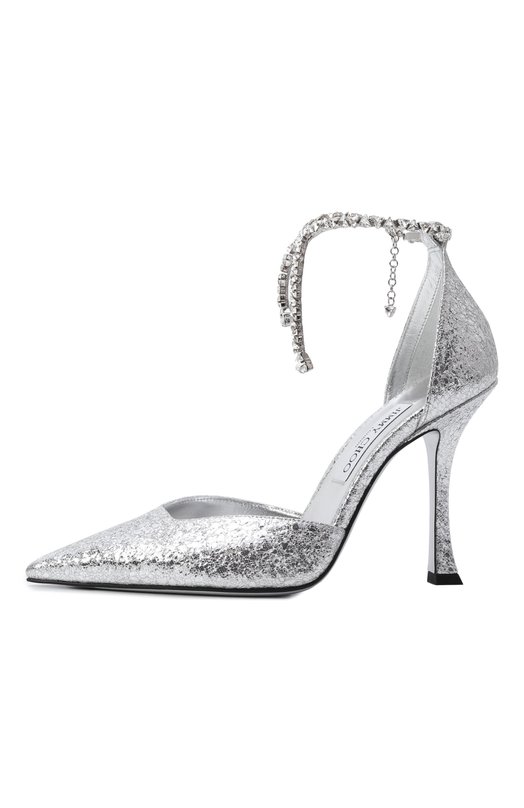 Кожаные туфли Stevie 100 Jimmy Choo STEVIE100HTJ Серебряный  STEVIE100HTJ Фото 4