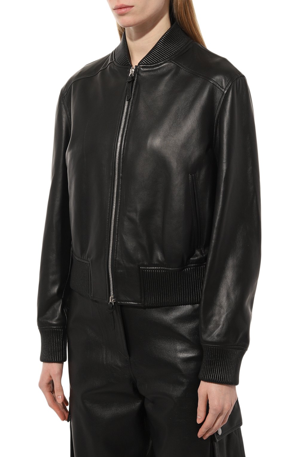 Кожаный бомбер ALINE, арт. AL030104, фото 3
