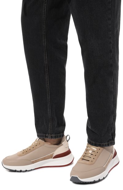 Кожаные кроссовки BRUNELLO CUCINELLI, арт. MZUGSB2319, фото 3