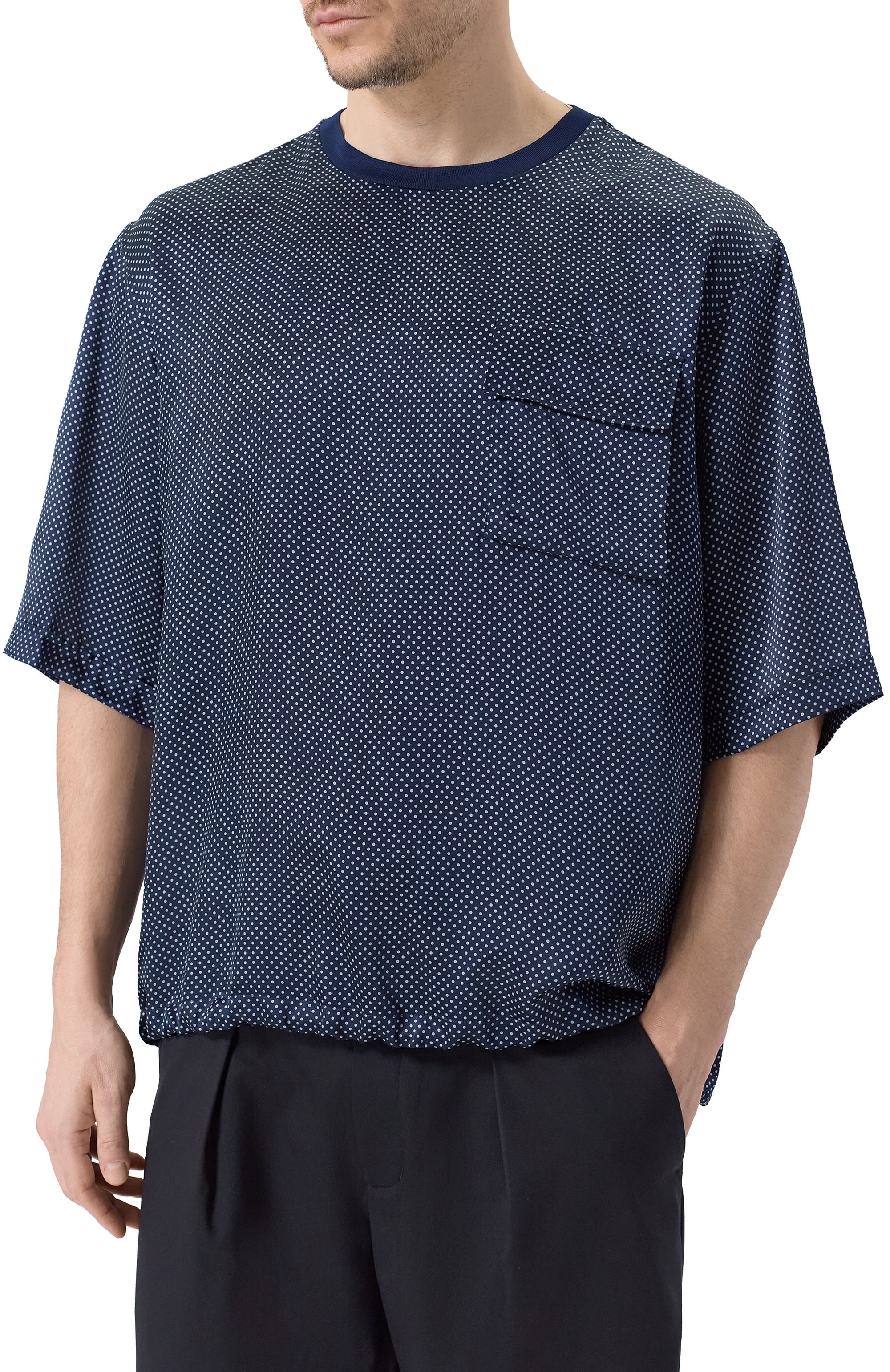 Шелковая футболка GIORGIO ARMANI, арт. GM003498/TE20929, фото 3