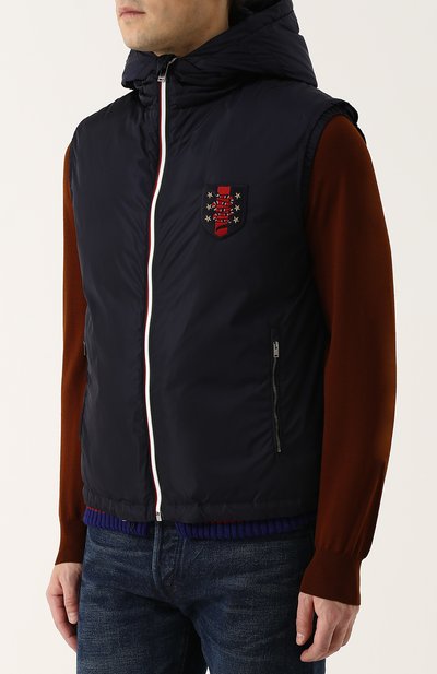 Утепленный жилет на молнии с капюшоном GUCCI, арт. 429524/Z4190, фото 3