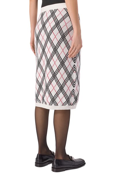 Хлопковая юбка BURBERRY, арт. 8110570, фото 4