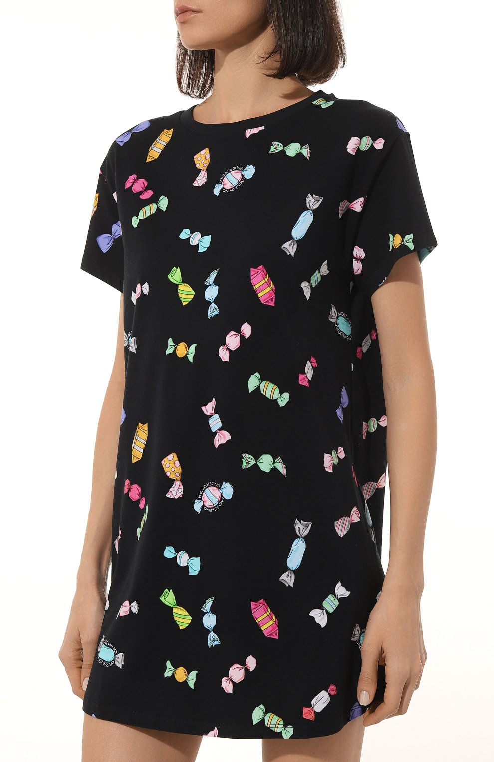 Хлопковая футболка MOSCHINO, арт. 231V6/A0702/4412, фото 3