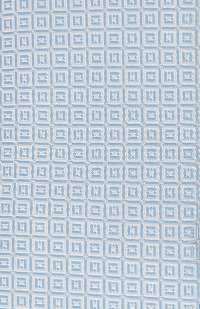 Шелковый галстук KITON голубого цвета по цене 28050 руб., арт. UCRVKLC01I10, фото 4 Шелковый галстук KITON, арт. UCRVKLC01I10, фото 4