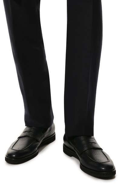 Кожаные пенни-лоферы BARRETT, арт. 222U015.8/CERV0 ASP0RTABILE, фото 3