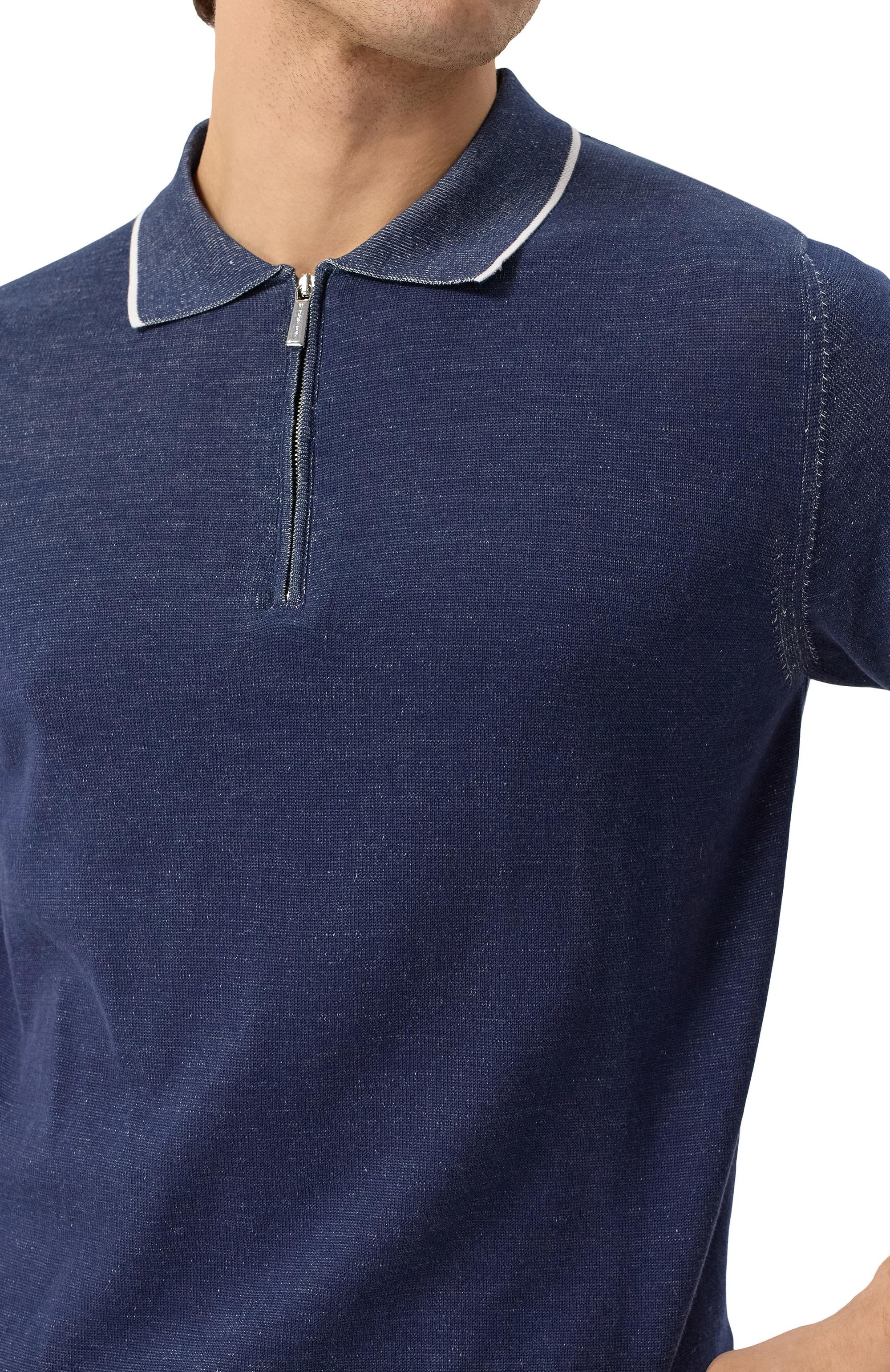 Хлопковое поло MOORER, арт. C0TY/SIC, фото 5