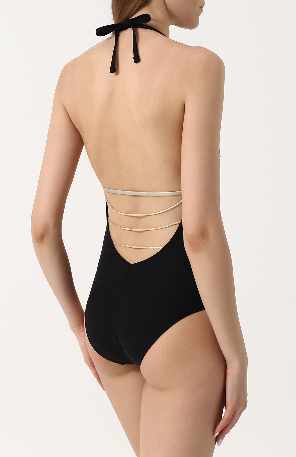 Слитный купальник с v-образным вырезом и открытой спиной HATEIA, арт. C0NSCIENTE/5C74, фото 3