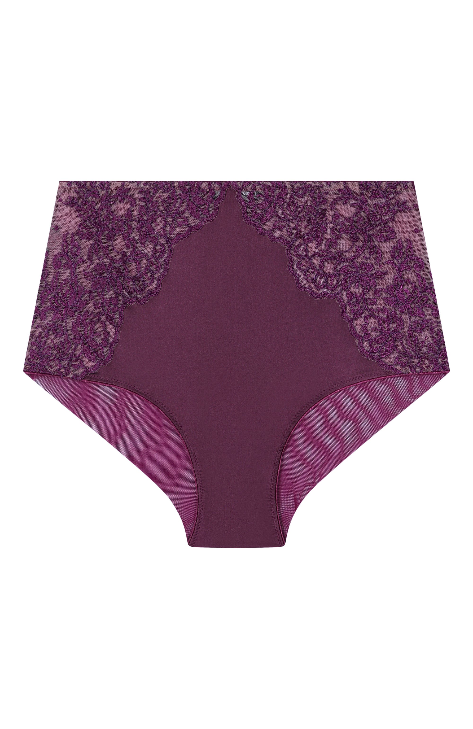 Трусы-хипстеры с завышенной талией I.D. SARRIERI фиолетового цвета по цене 30750 руб., арт. J53452, фото 1 Трусы-хипстеры с завышенной талией I.D. SARRIERI, арт. J53452, фото 1