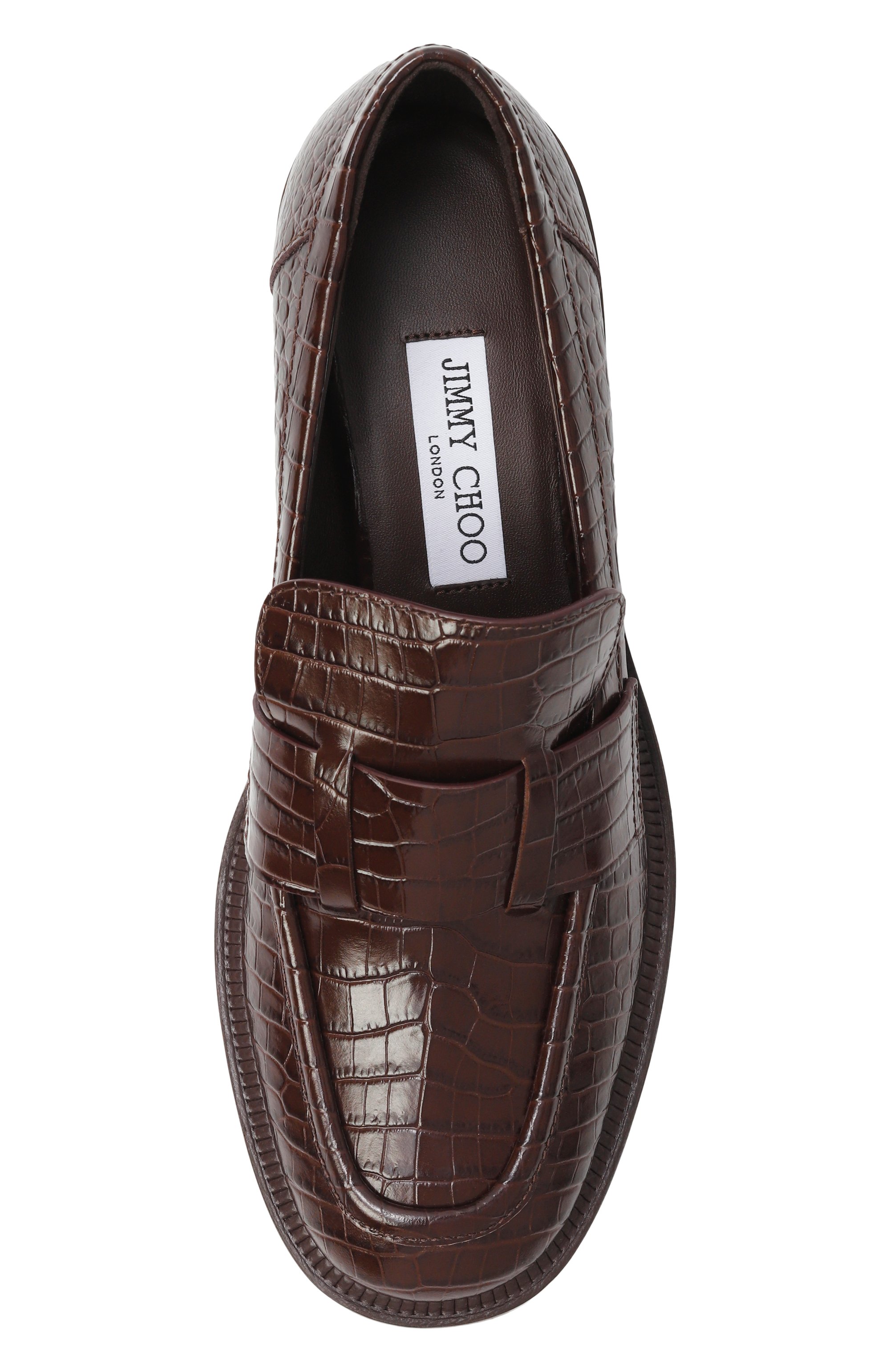 Кожаные туфли tylor 60 JIMMY CHOO, арт. TYL0R60CCL, фото 6