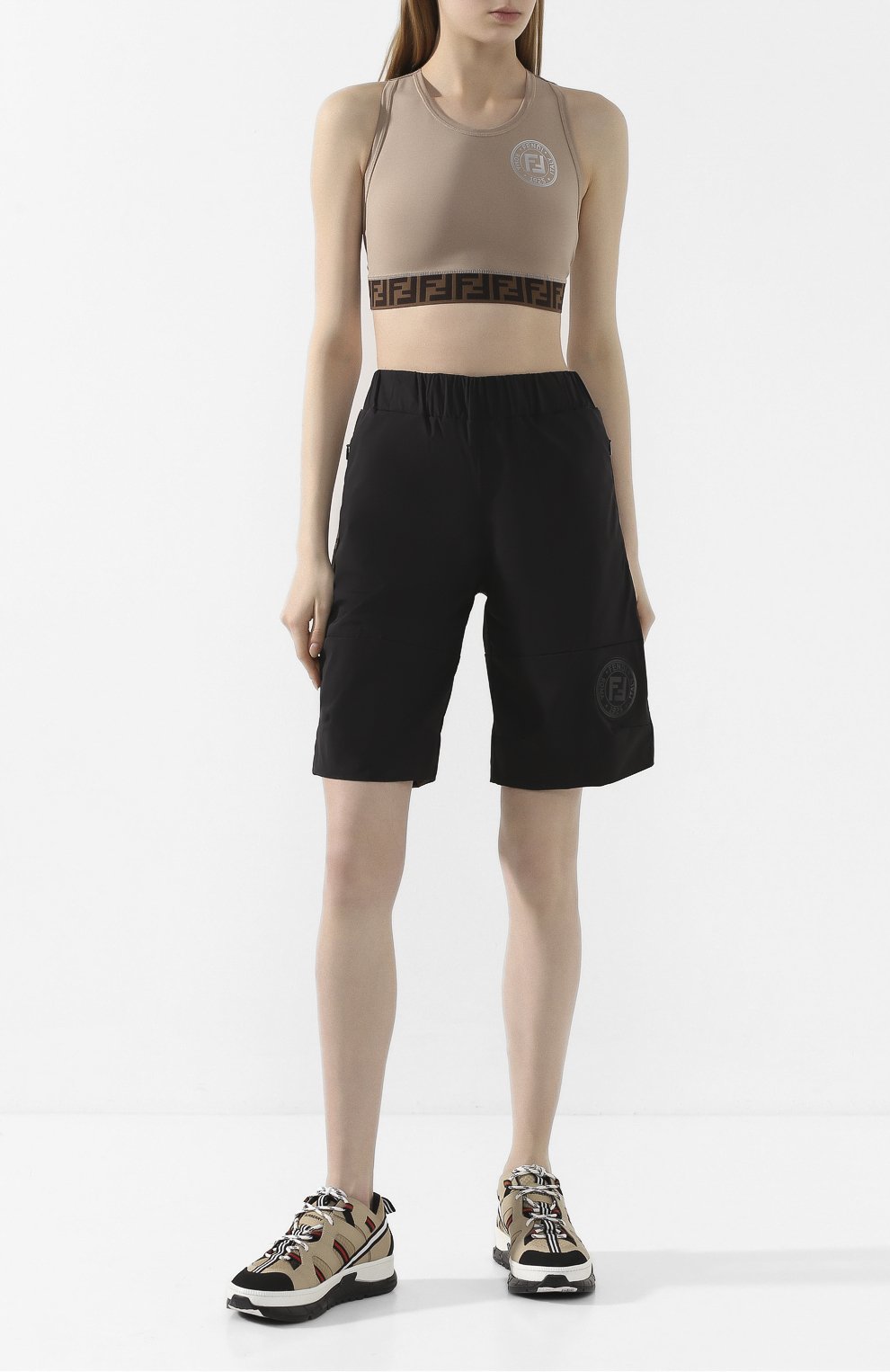 Топ FENDI бежевого цвета по цене 29950 руб., арт. FAF119 AB4A, фото 2 Топ FENDI, арт. FAF119 AB4A, фото 2