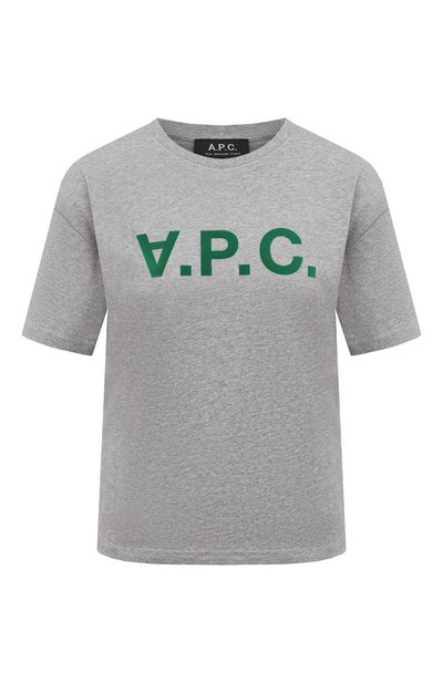 Женская хлопковая футболка A.P.C., арт. C0FDW-F26325