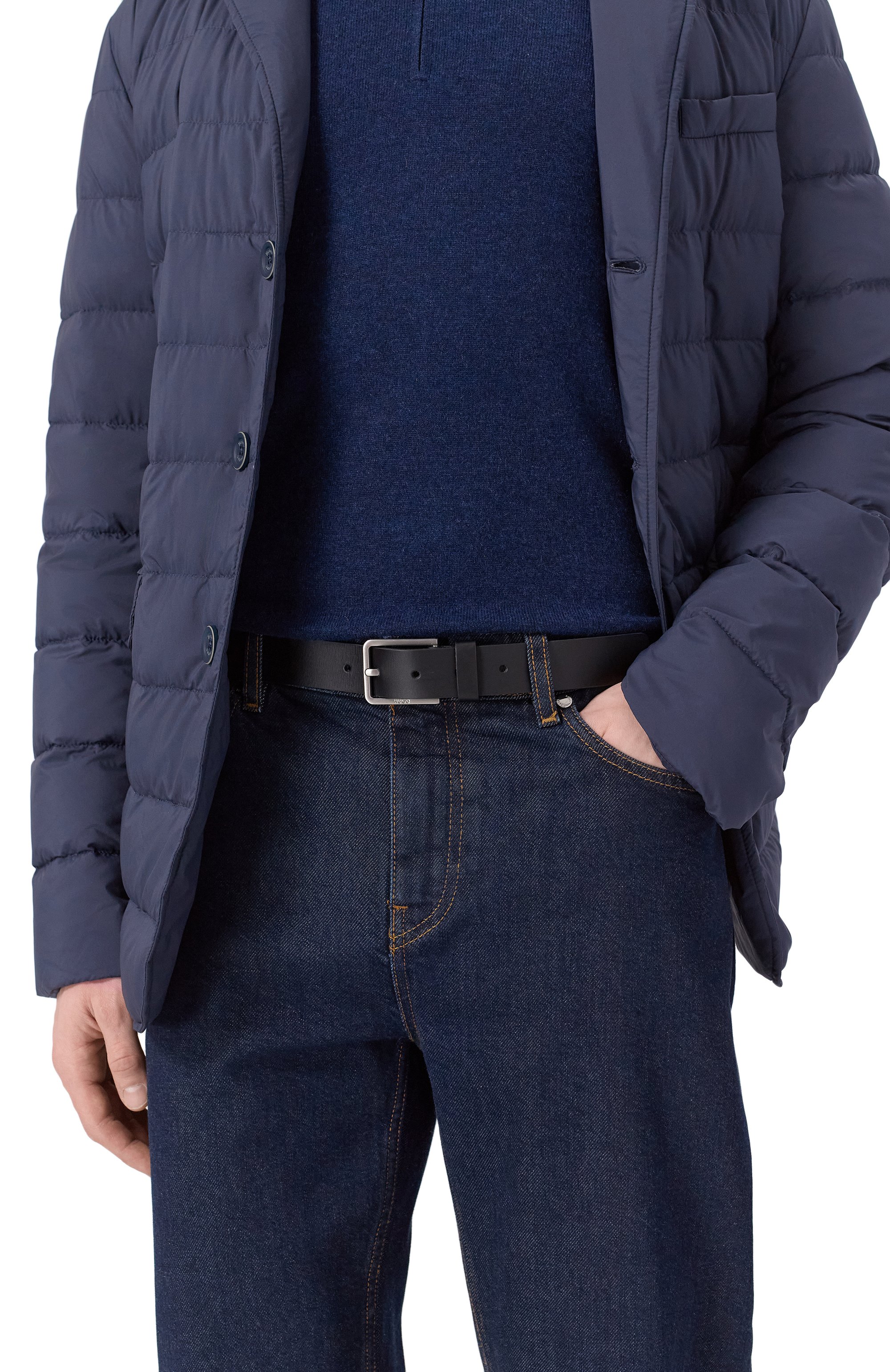 Кожаный ремень HUGO, арт. 50558778, фото 2