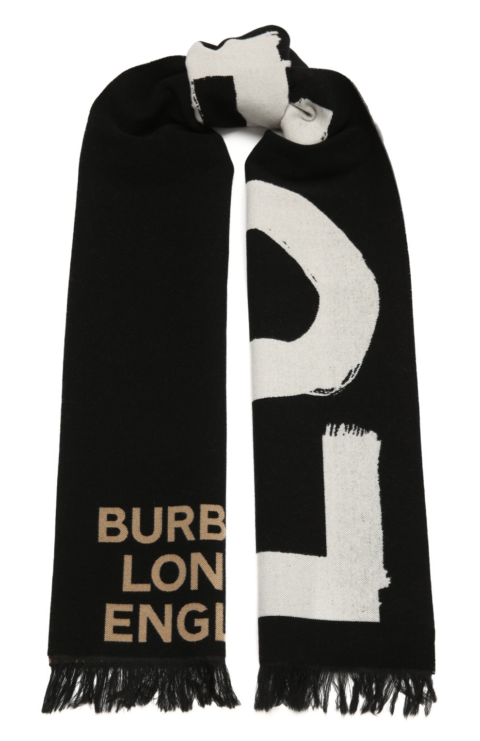 Шарф из шерсти и шелка BURBERRY, арт. 8037416, фото 1