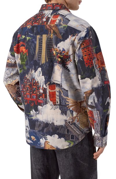 Джинсовая рубашка OFF-WHITE, арт. 0MYD05PF25DEN002, фото 4