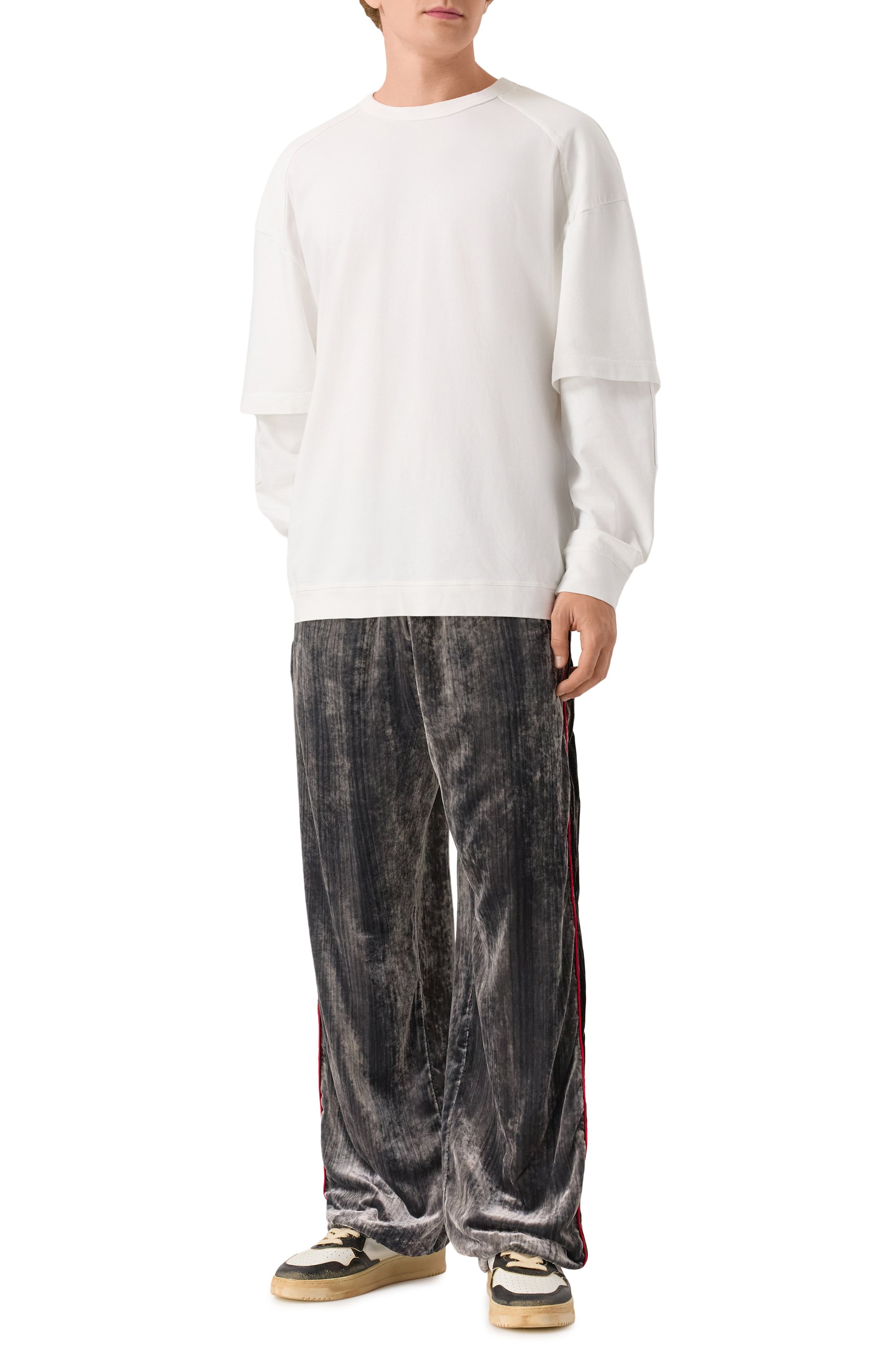 Брюки из вискозы DIESEL, арт. A18469/0AJFR, фото 2