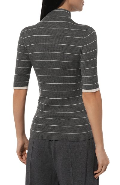 Водолазка из шерсти и кашемира BRUNELLO CUCINELLI, арт. M14818004, фото 4