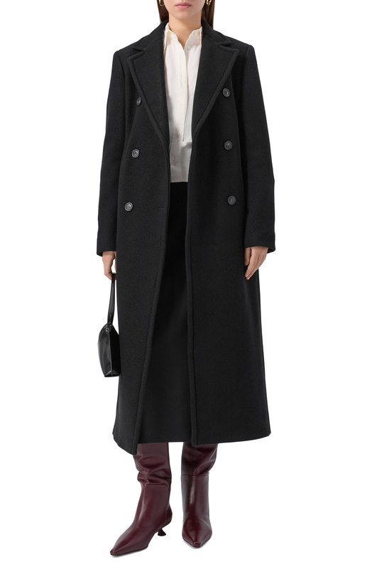 Шерстяное пальто Sportmax C0MUNE Чёрный  C0MUNE Фото 2