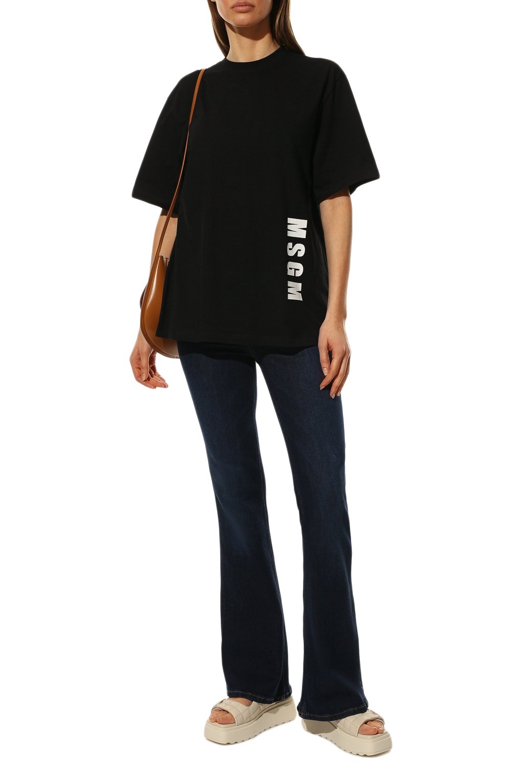 Хлопковая футболка MSGM, арт. 3241MDM186 227298, фото 2