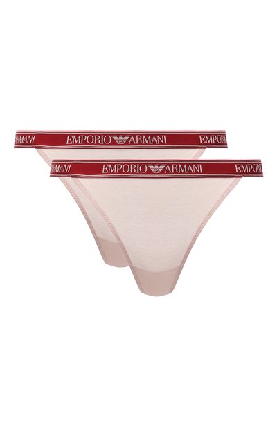 Женские комплект из двух трусов-стрингов EMPORIO ARMANI, арт. 164522/1A227