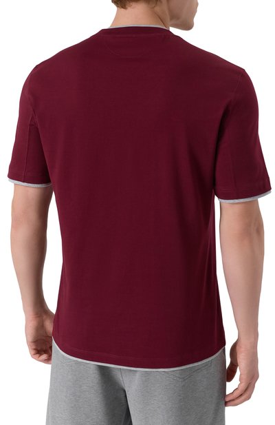 Хлопковая футболка BRUNELLO CUCINELLI, арт. M0B137427, фото 4