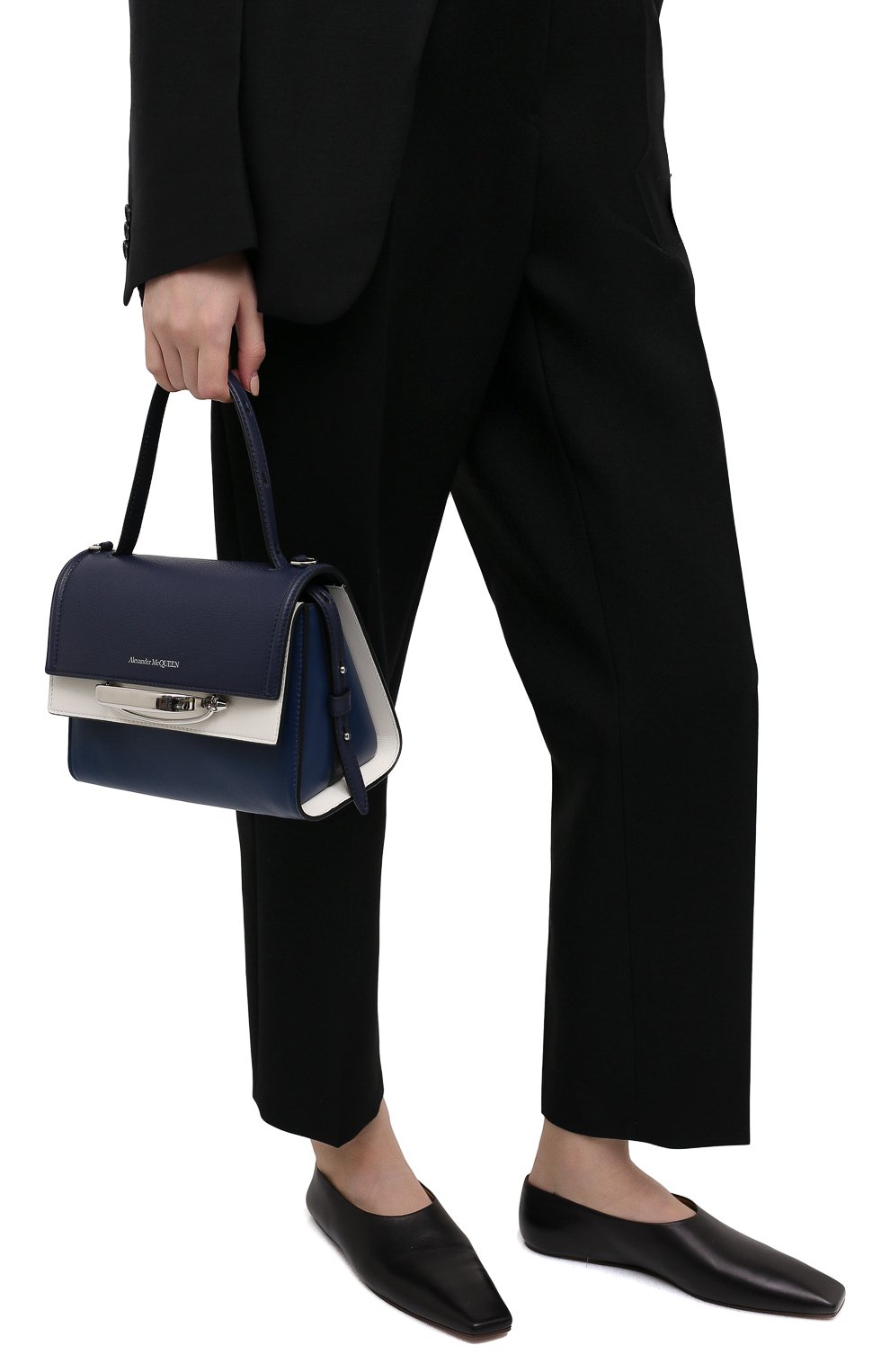 Сумка tall story ALEXANDER MCQUEEN синего цвета по цене 271000 руб., арт. 619746/1LYBB, фото 2 Сумка tall story ALEXANDER MCQUEEN, арт. 619746/1LYBB, фото 2