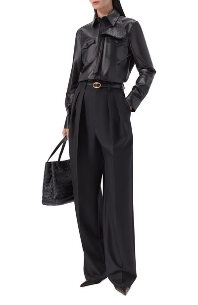 Кожаная рубашка BOTTEGA VENETA, арт. 870161/V61D0, фото 2