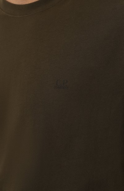 Хлопковая футб�олка C.P. COMPANY, арт. 17CMTS030A005100W, фото 5