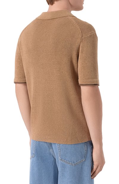 Поло изо льна и хлопка 12 STOREEZ, арт. 137210, фото 4