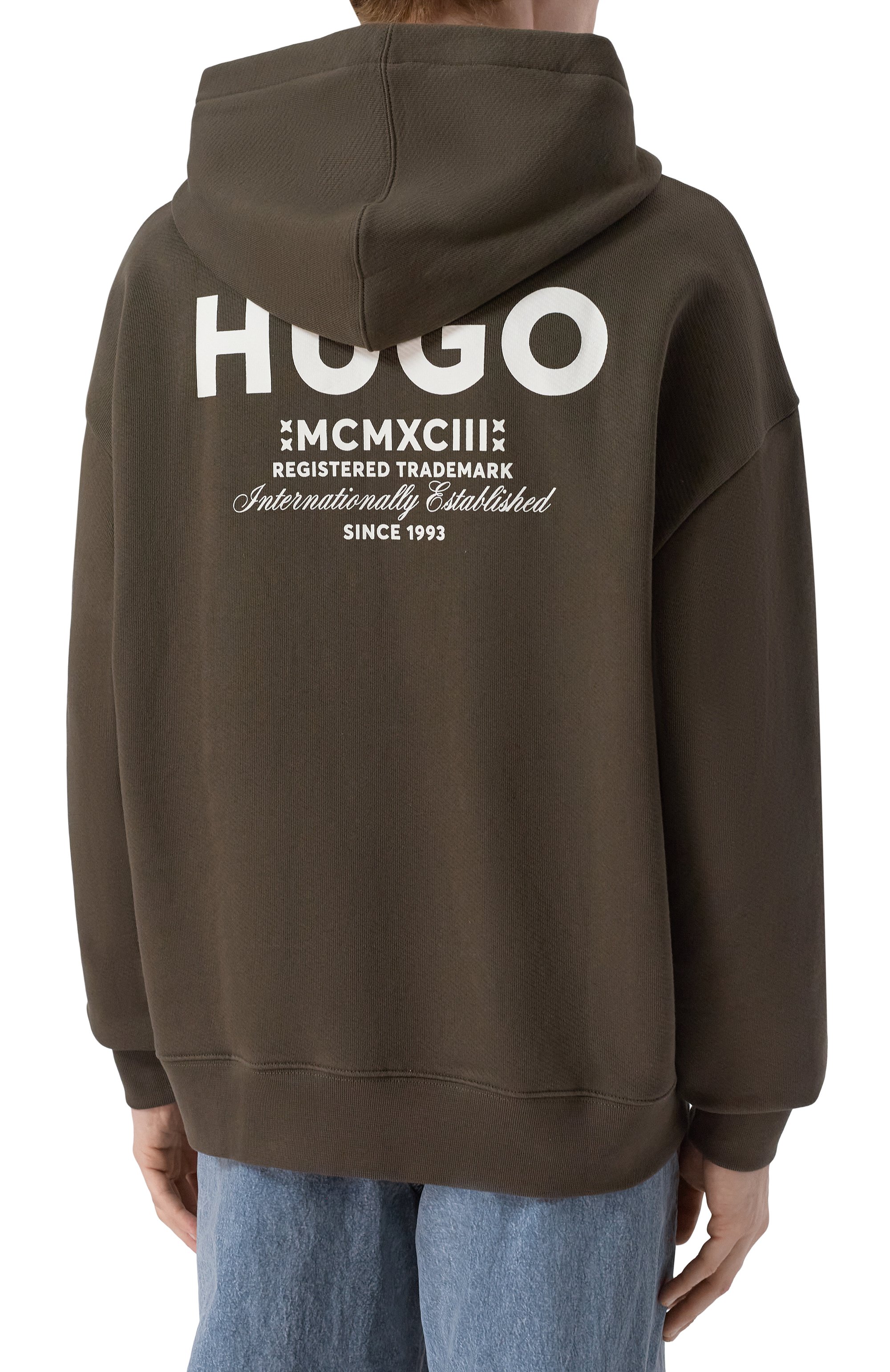 Хлопковое худи HUGO BLUE, арт. 50510724, фото 4