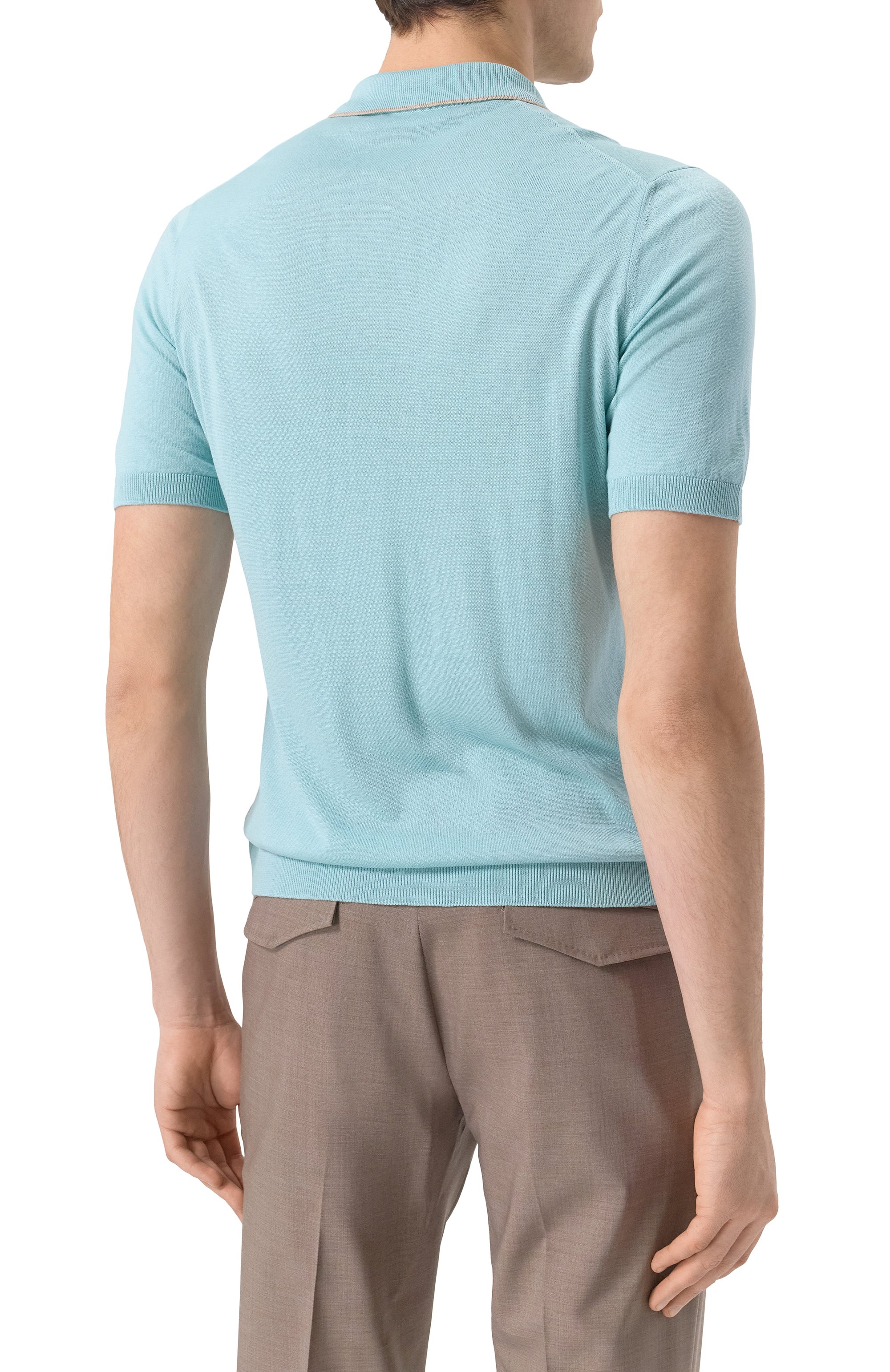 Шелковое поло GRAN SASSO, арт. 43166/23506, фото 4