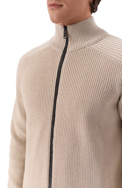 Хлопковый кардиган BOSS ORANGE, арт. 50531511, фото 5