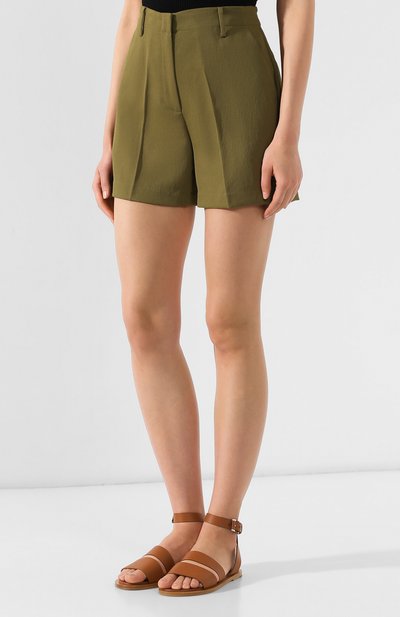 Шорты MICHAEL MICHAEL KORS хаки цвета по цене 16650 руб., арт. MS93H3XB4J, фото 3 Шорты MICHAEL MICHAEL KORS, арт. MS93H3XB4J, фото 3