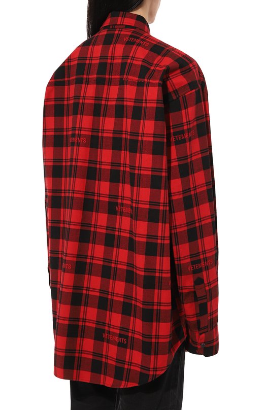 Хлопковая рубашка VETEMENTS 4