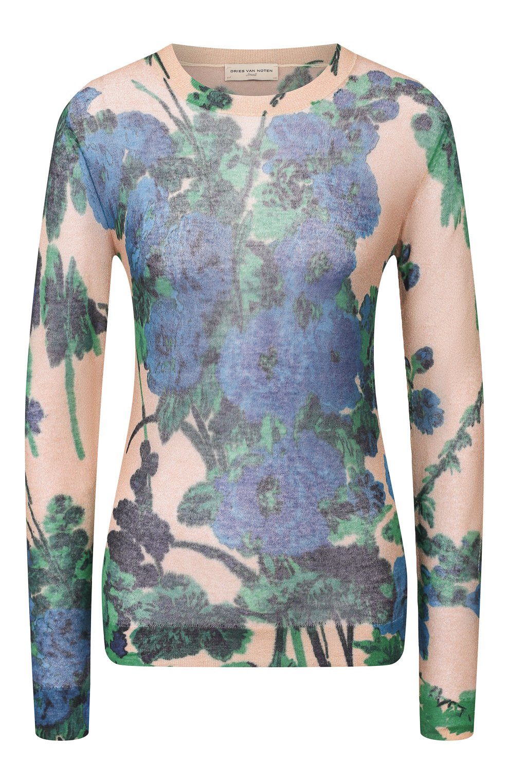 Хлопковый пуловер DRIES VAN NOTEN, арт. 201-11200-9710, фото 1