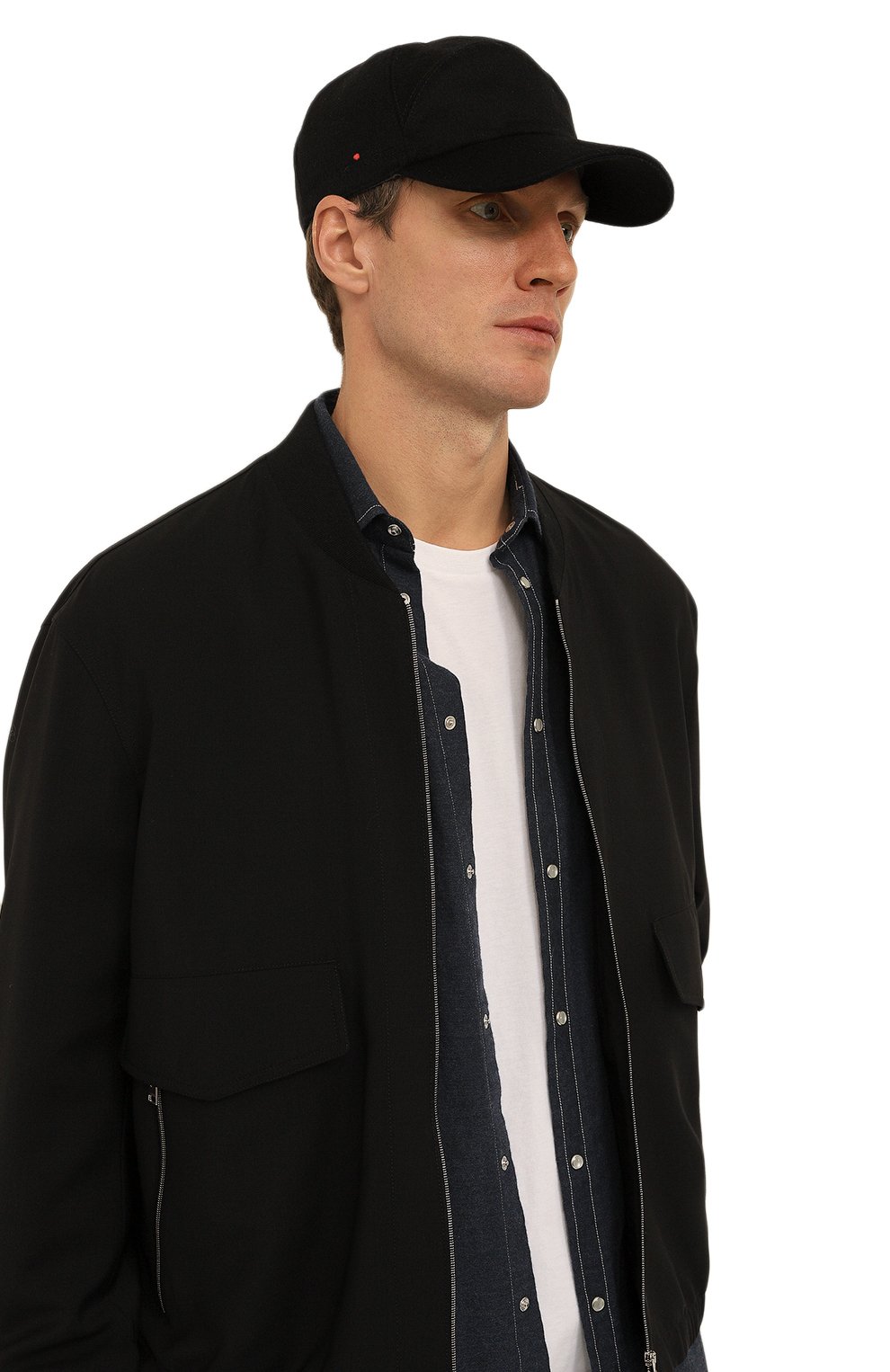 Кашемировая бейсболка KITON, арт. UCAPP06/220B, фото 2