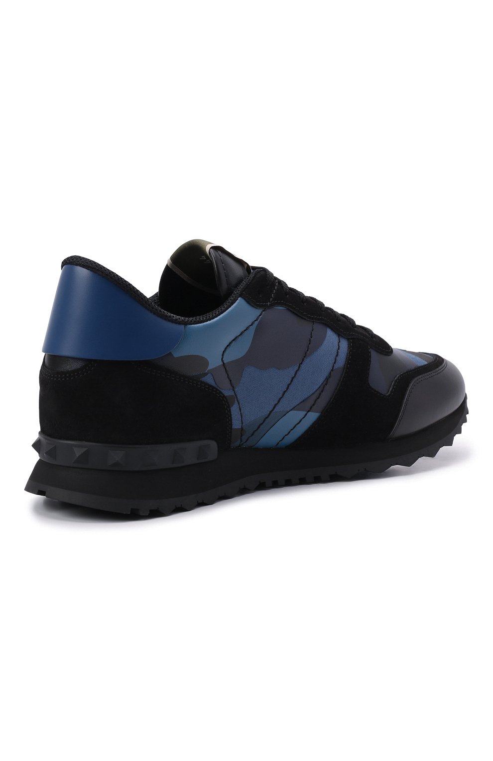 Комбинированные кроссовки rockrunner VALENTINO темно-синего цвета по цене 72450 руб., арт. XY2S0723/TCC, фото 5 Комбинированные кроссовки rockrunner VALENTINO, арт. XY2S0723/TCC, фото 5