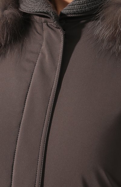 Парка с меховой отделкой LORO PIANA, арт. FAE5502, фото 5