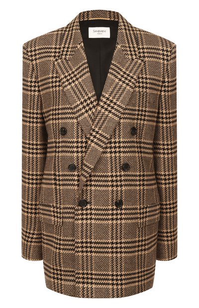 Женский жакет из шелка и кашемира SAINT LAURENT, арт. 837047/Y3J67