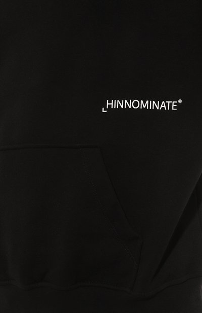 Хлопковый свитшот HINNOMINATE черного цвета по цене 12350 руб., арт. HUS3/HNM195, фото 5 Хлопковый свитшот HINNOMINATE, арт. HUS3/HNM195, фото 5