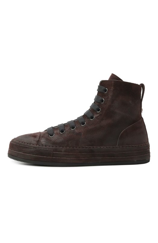 Замшевые кеды Orvo Ann Demeulemeester B0012570/LT182 Коричневый  B0012570/LT182 Фото 4
