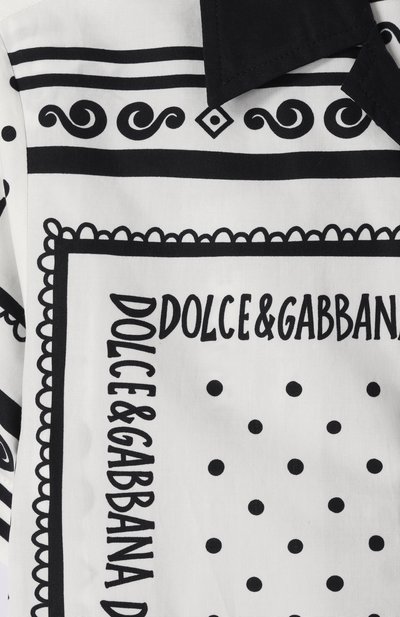 Хлопковая рубашка DOLCE & GABBANA, арт. L44S10/FI5KQ/2-6, фото 3