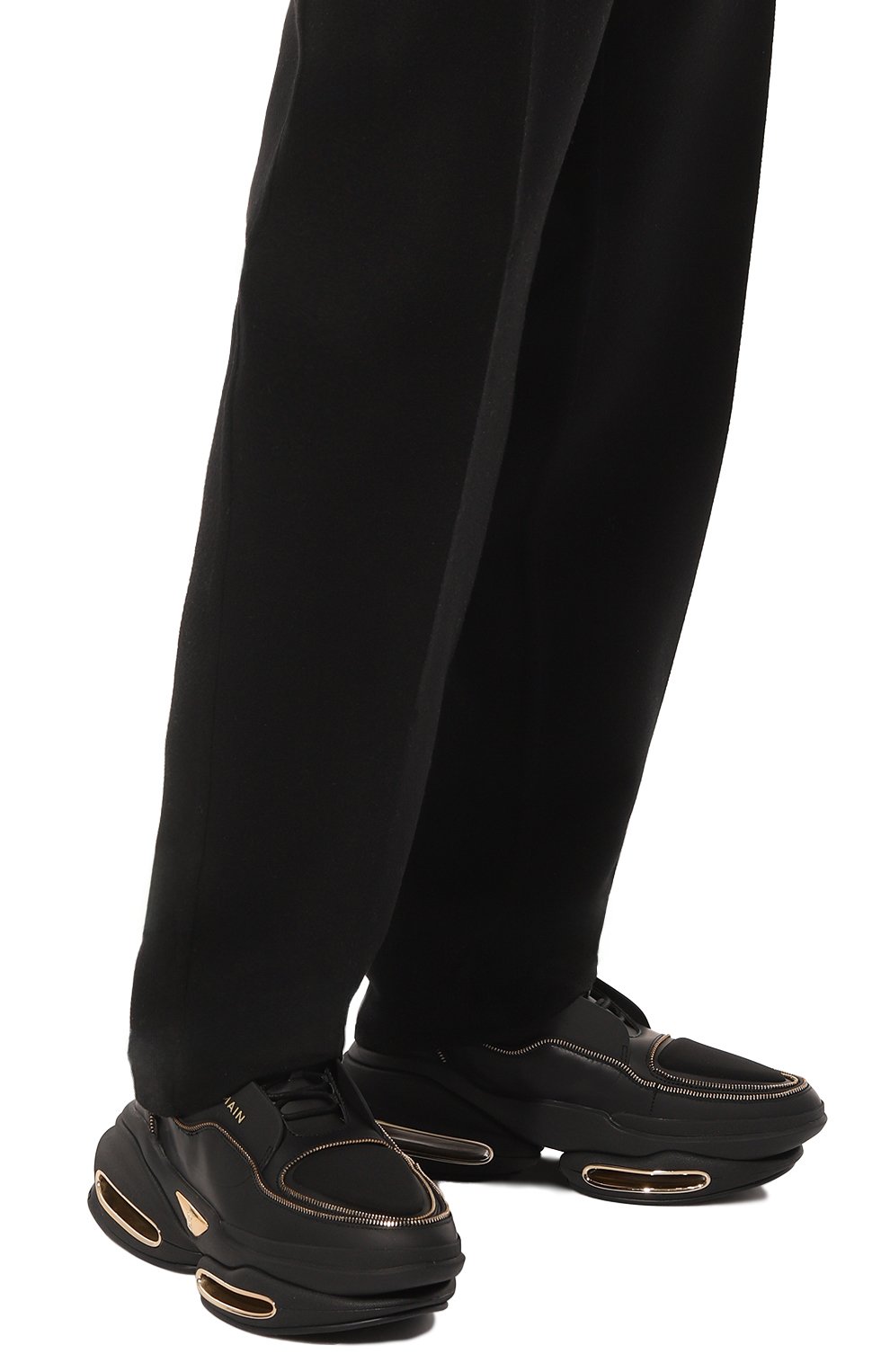 Кожаные кроссовки b-bold low BALMAIN, арт. AM1VI277LRZZ, фото 3