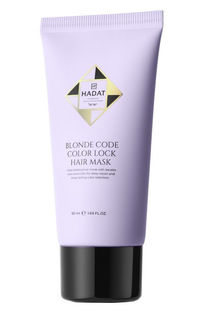 Женского маска для защиты цвета волос blonde code color lock hair mask (50ml) HADAT COSMETICS, арт. 7298014870808