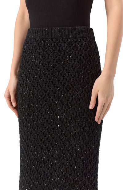 Юбка из шерсти и кашемира VIKA GAZINSKAYA, арт. SS25-2301, фото 5