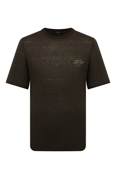 Мужская льняная футболка ZILLI, арт. TSR02AM0800VZLF65M